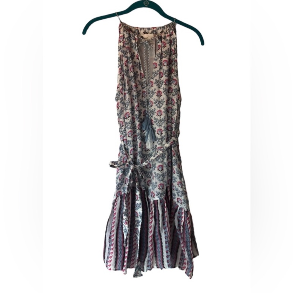 Kopal Floral Dress White Size M